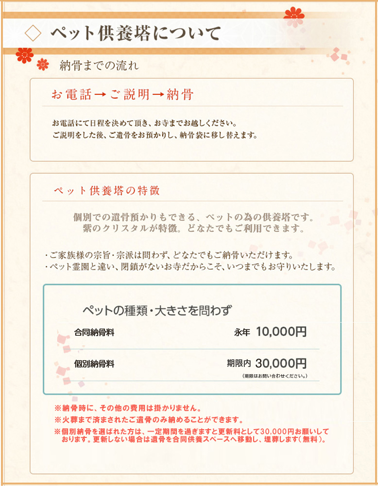 ペット供養